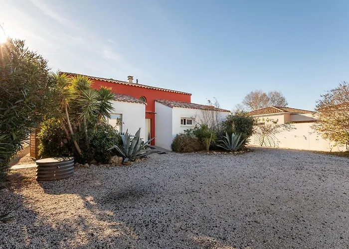 Villa Le Trésor De Rochelongue Con Piscina E Grande Giardino Agde